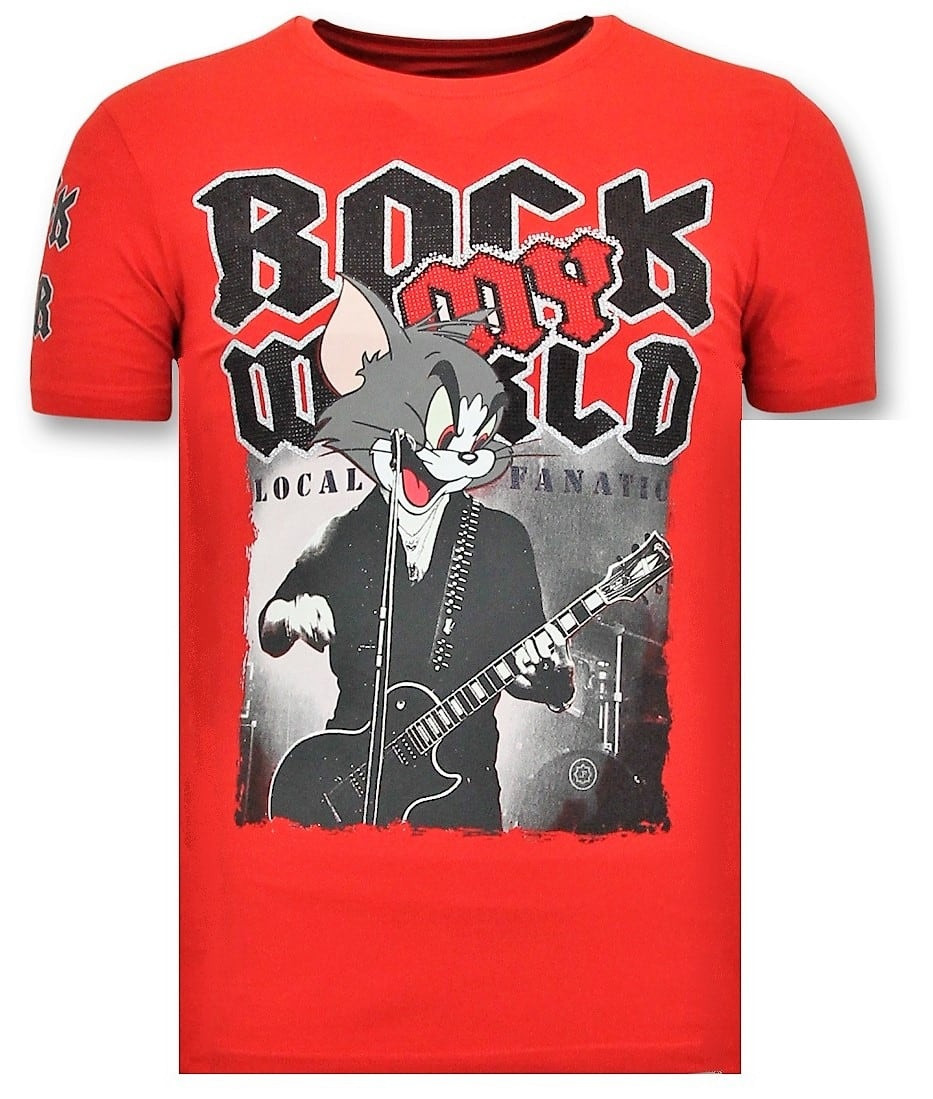 Local Fanatic T-shirt rock my world cat