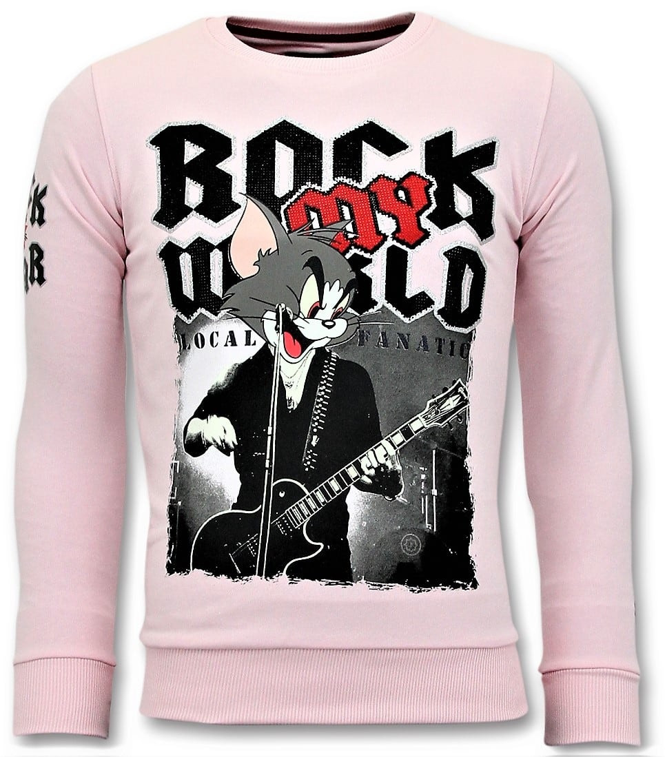 Local Fanatic Trui rock my world cat