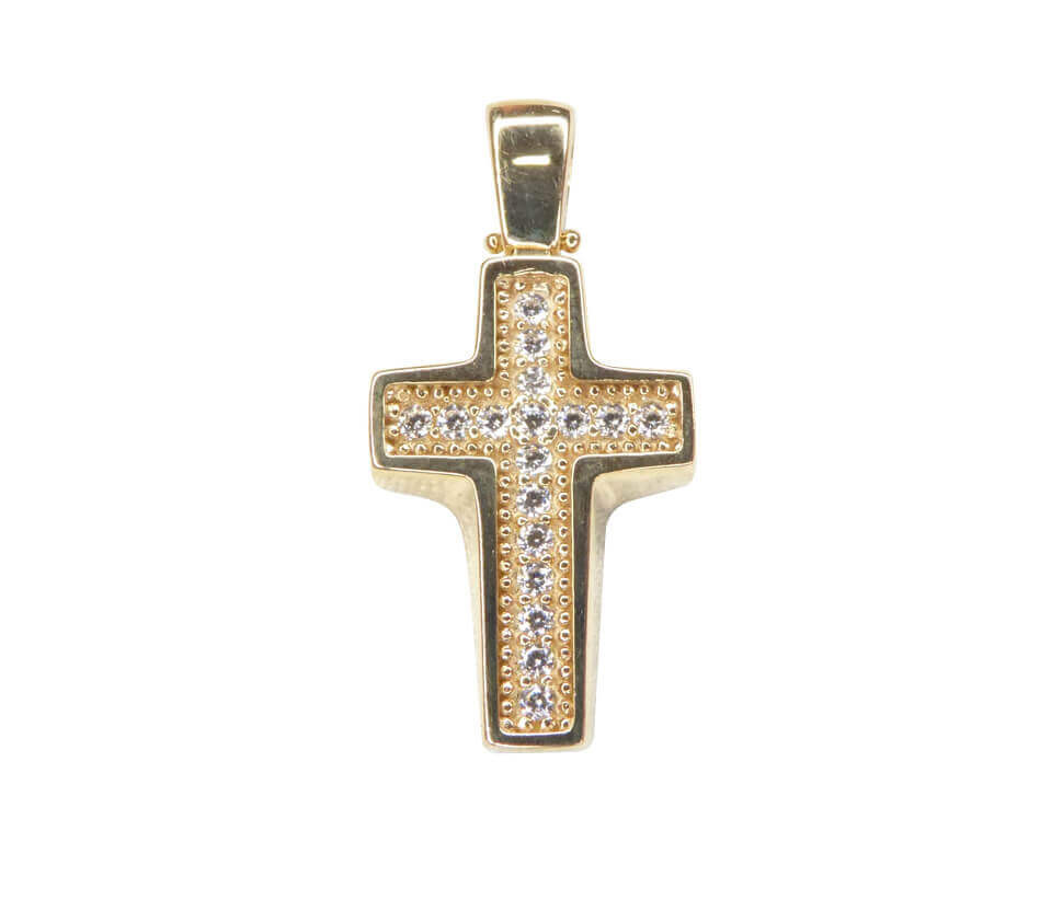 Afbeelding van Christian Gouden kruis hanger