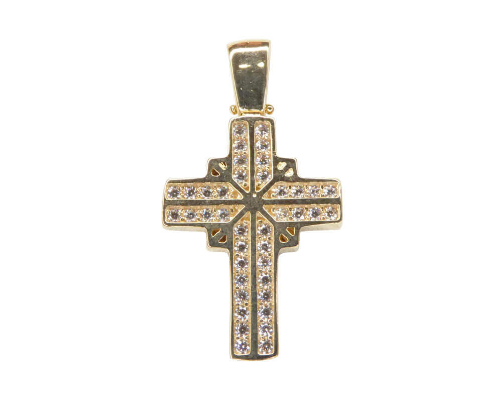 Afbeelding van Christian Gouden kruis grieks model