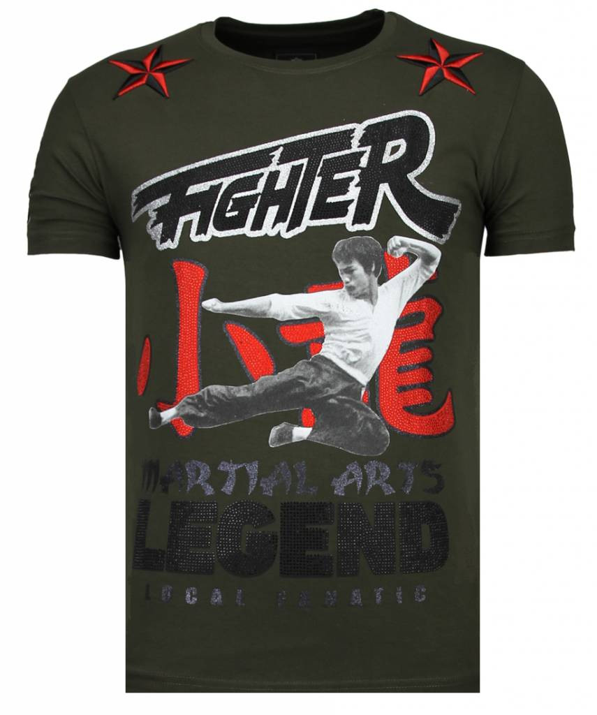Local Fanatic Fighter legend rhinestone t-shirt