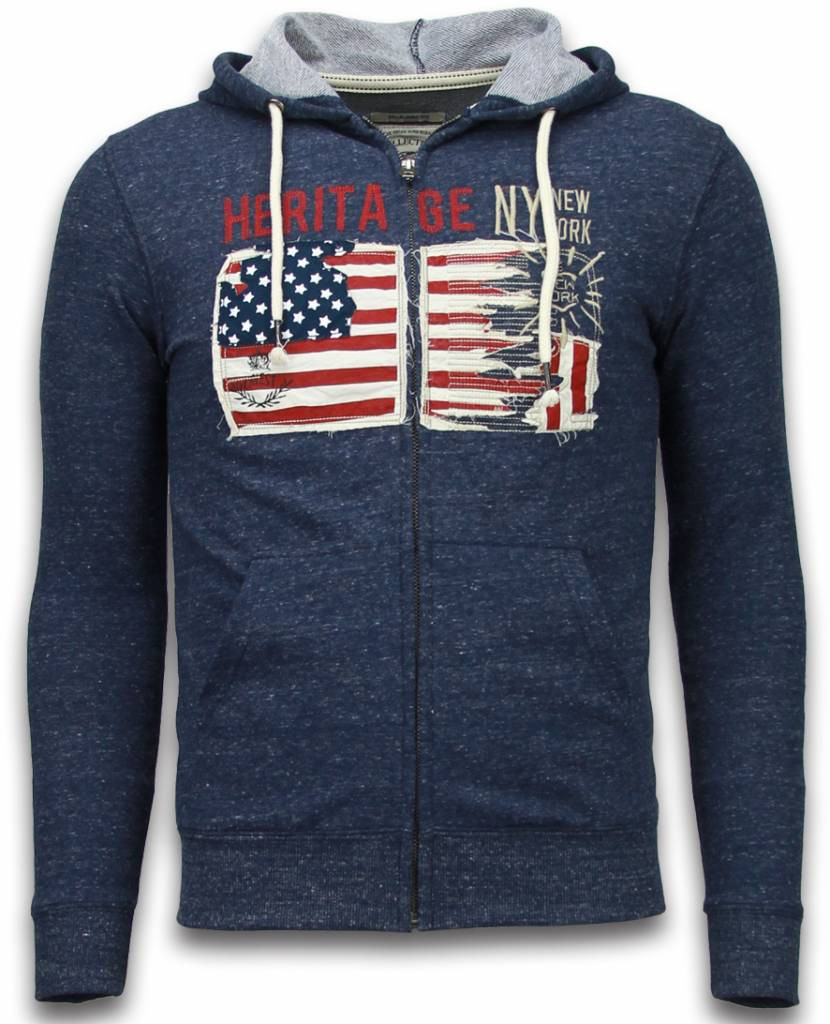 Enos Casual vest embroidery american heritage