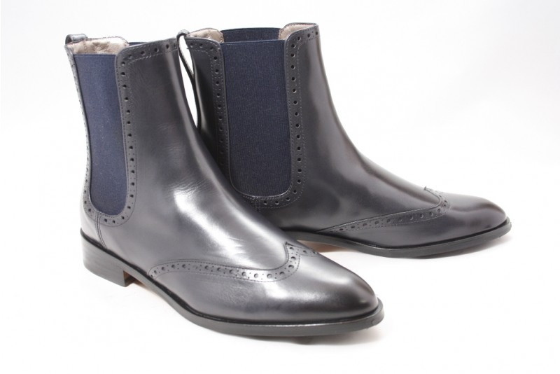 Blauwe PERTINI Enkellaarsjes 182W15205C4 | Omoda