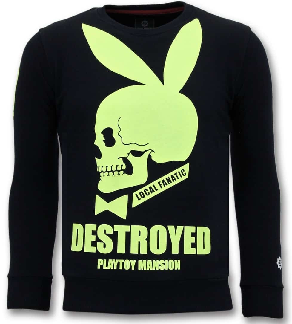 Local Fanatic Sweater destroyed playtoy