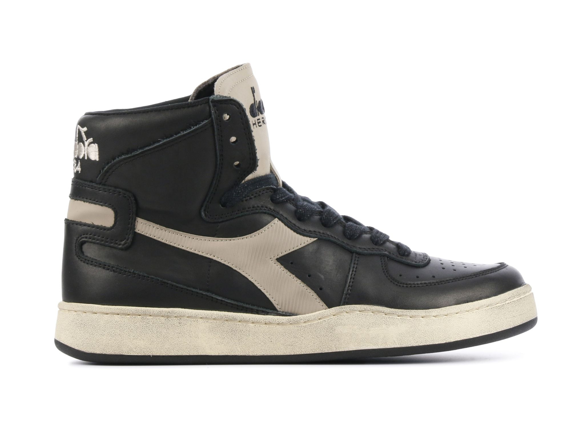 diadora heritage mi basket used black
