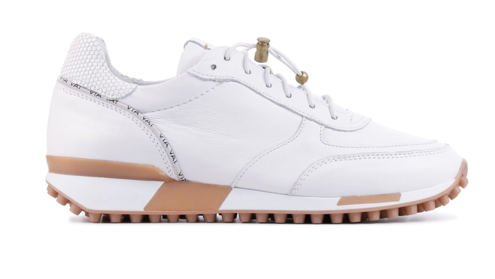 VIA GO Dames leren dames sneakers 5409059-00 -, - ,To Be Dressed |  StyleSearch