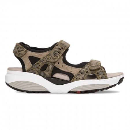 Xsensible Sandaal women chios 30050.1 leopard olive, - ,To Be Dressed |  StyleSearch