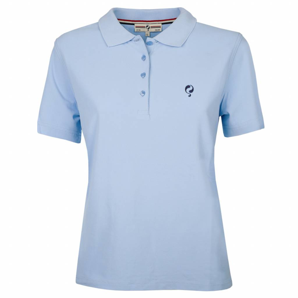 Q1905 Polo shirt square lt azul