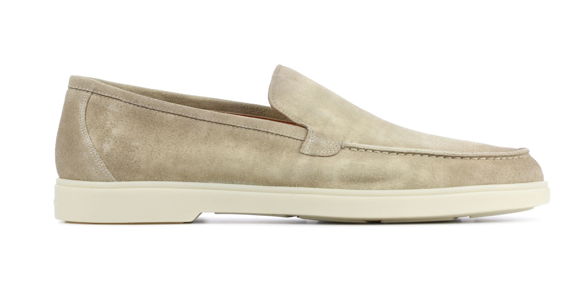 Santoni Heren Instapschoenen Blauw sue penny mocc | Van den Assem