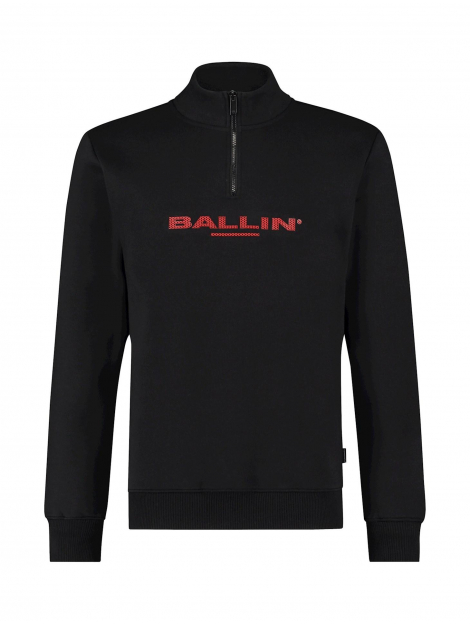 Afbeelding van Ballin Amsterdam Half Zip With Logo Special Rubber