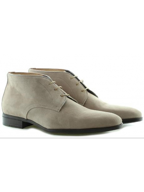 Giorgio 38205 Beige kleurige suede veterschoen(291 Taupe )