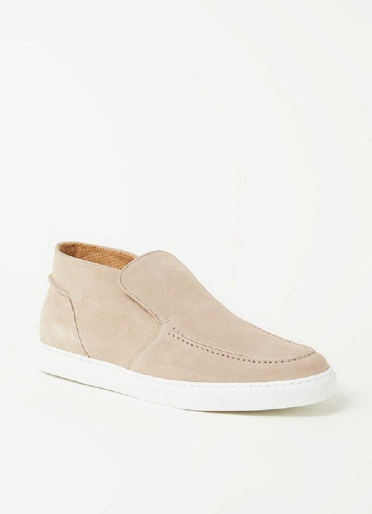 Giorgio 13716 Beige suede instapschoen(kale 129 )