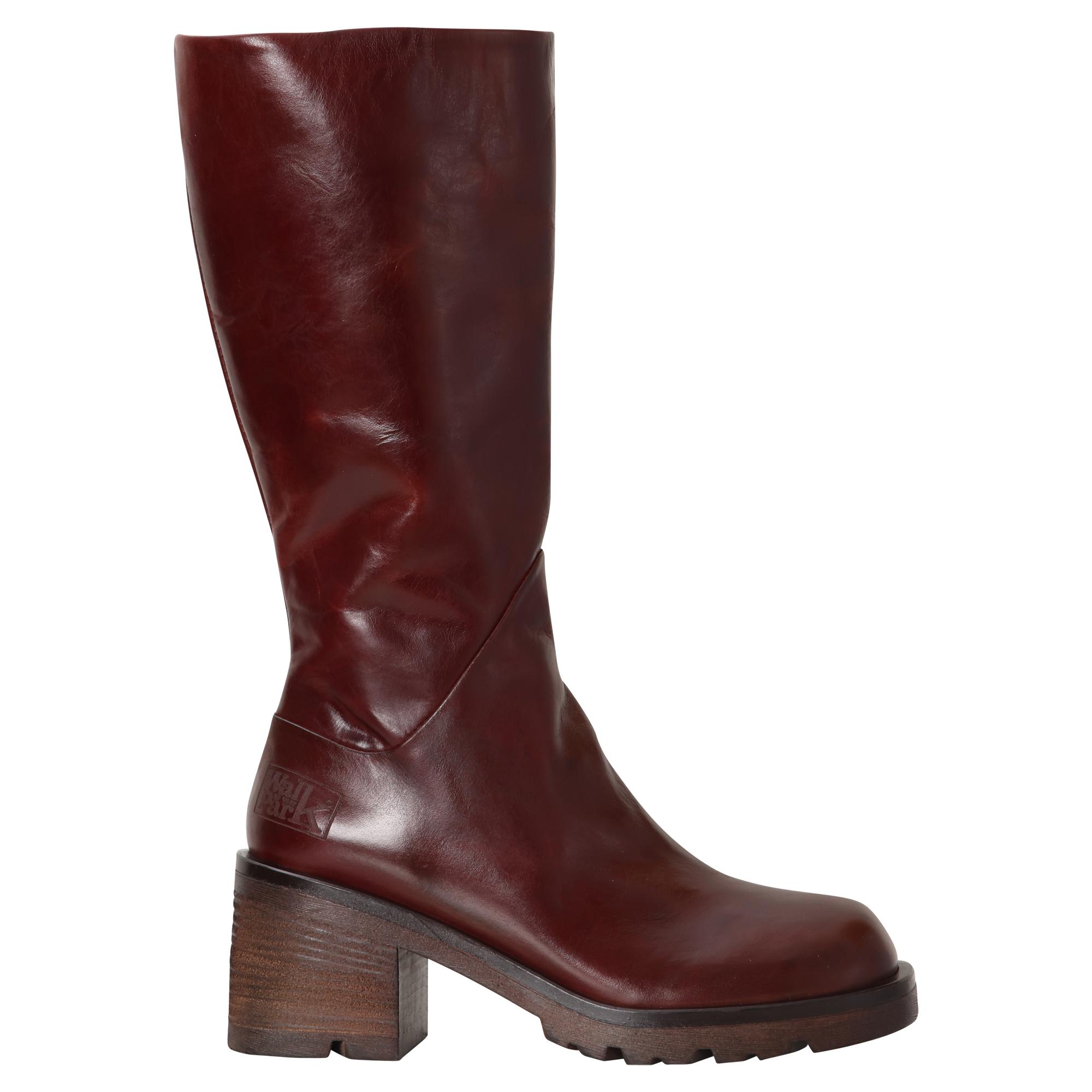 Walk in the Park WP1221-952/I21 Cognac kleurige leren laars (Macai Brandy)