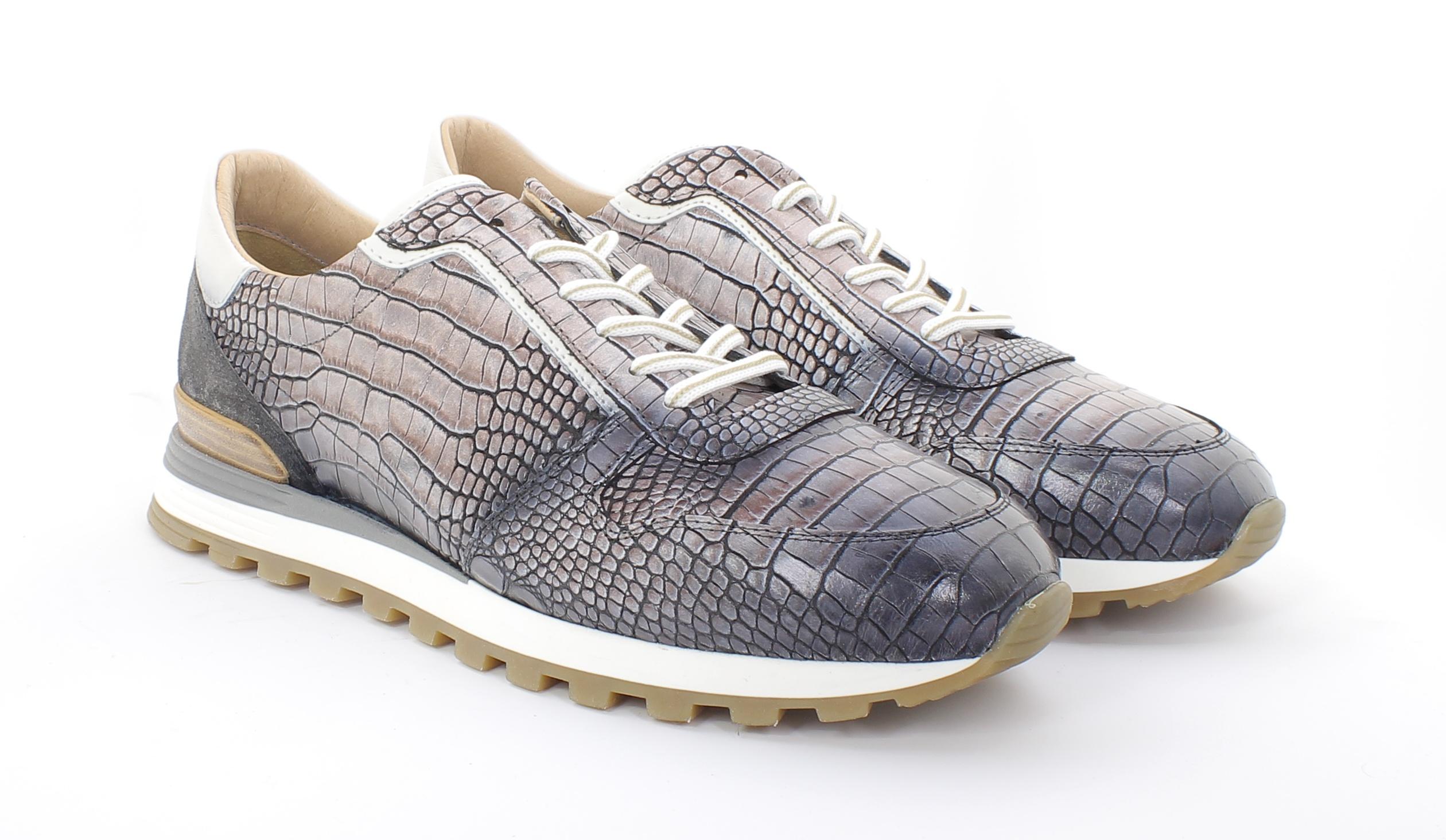 Giorgio 87520 Grijs kleurige veterschoen(80 Perla )