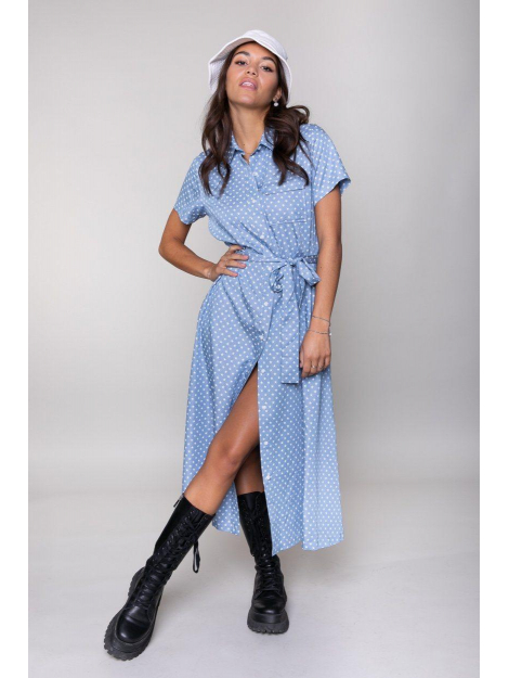 Colourful Rebel Dalia Star Shortsleeve Maxi Shirt