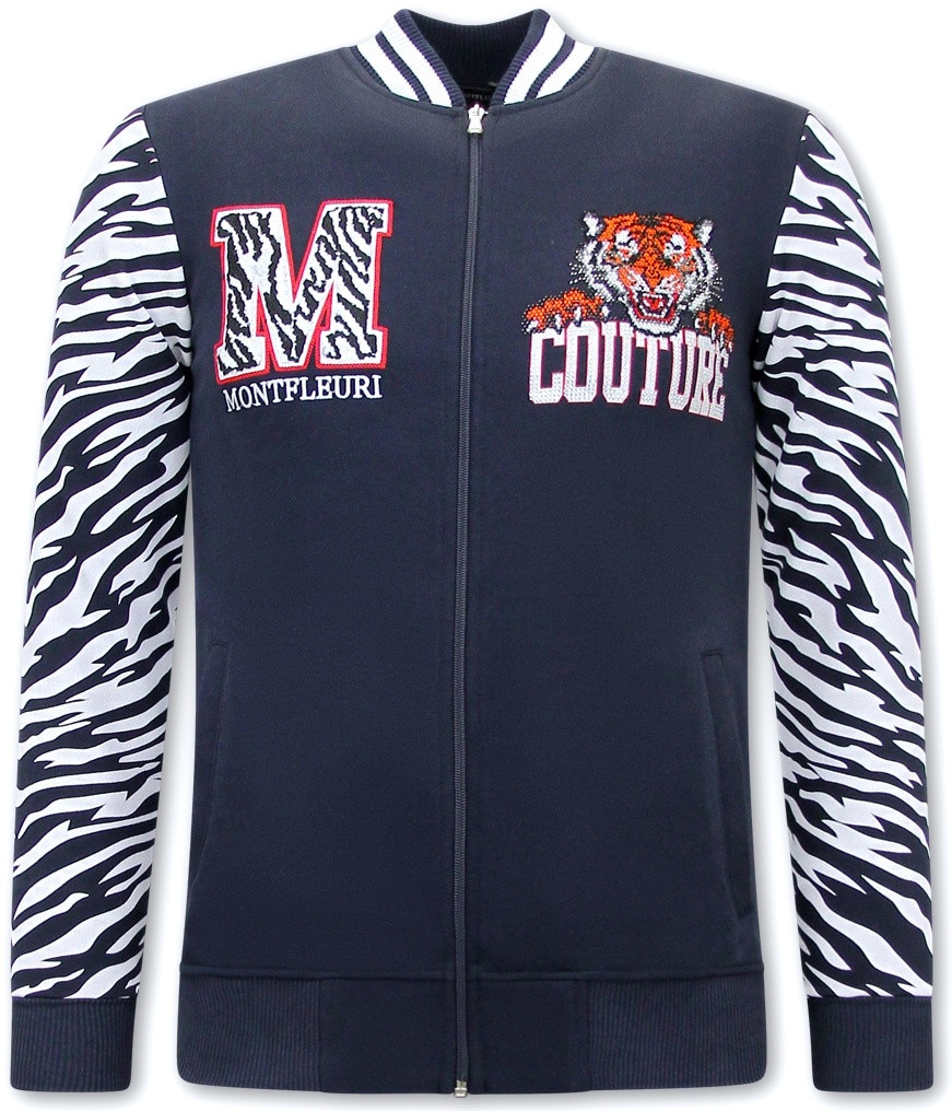 Montfleuri Vest met print tiger design