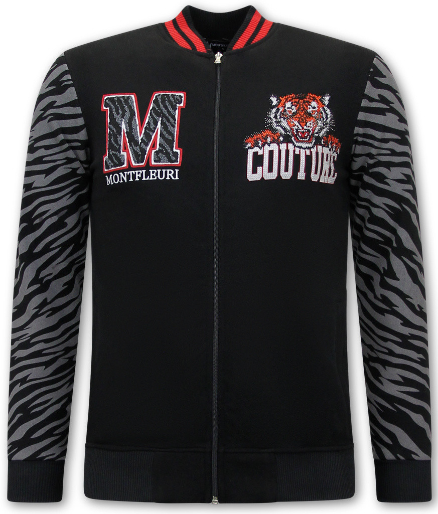 Montfleuri Vest met print tiger design