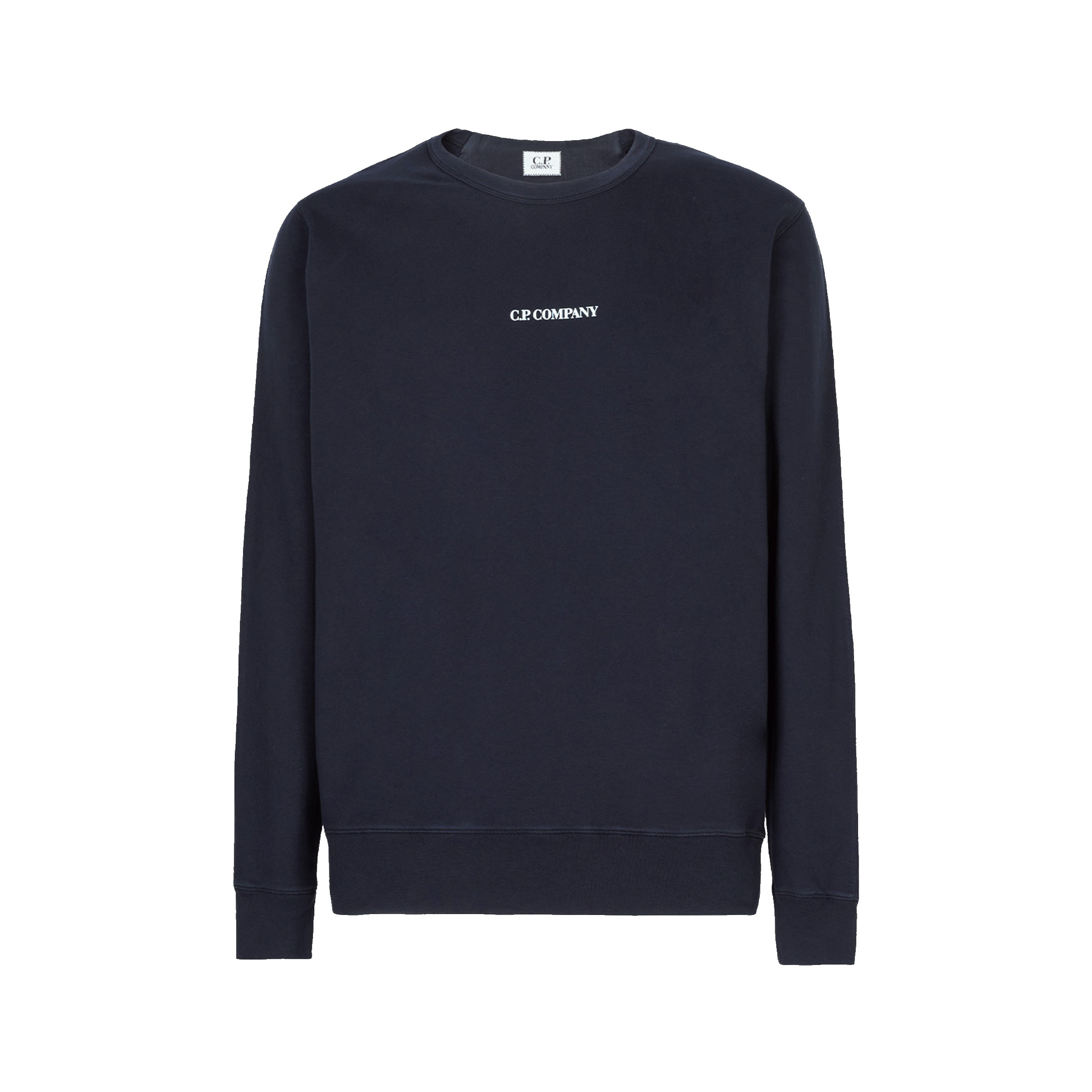 c.p. company sweatshirt man light fleece small logo 12cmss187a-002246g-888