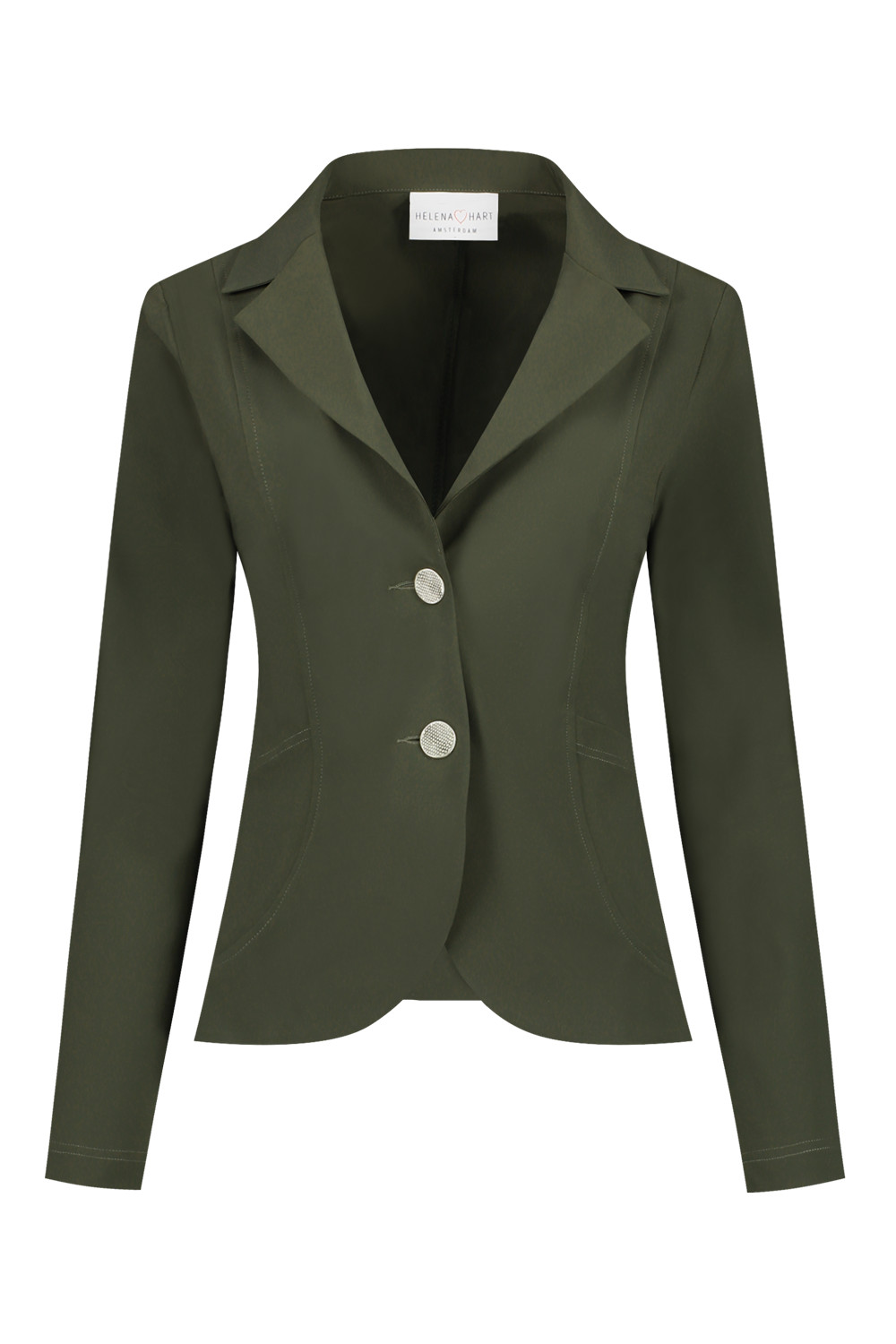 Afbeelding van Helena Hart Blazer chris transfer olijf 6022