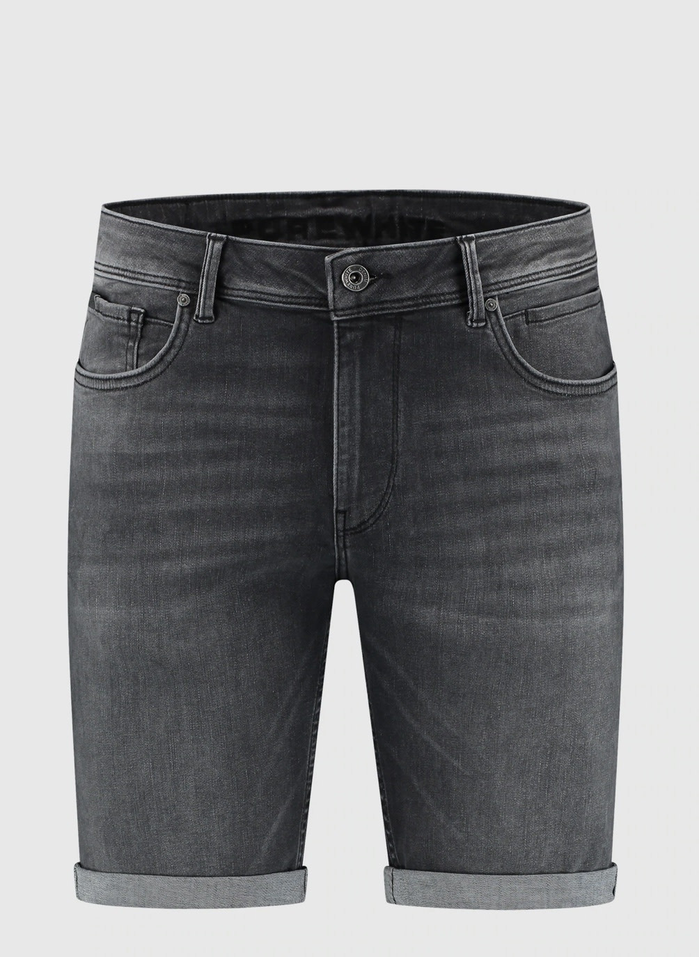 Purewhite The steve 883 skinny denim shorts dark grey