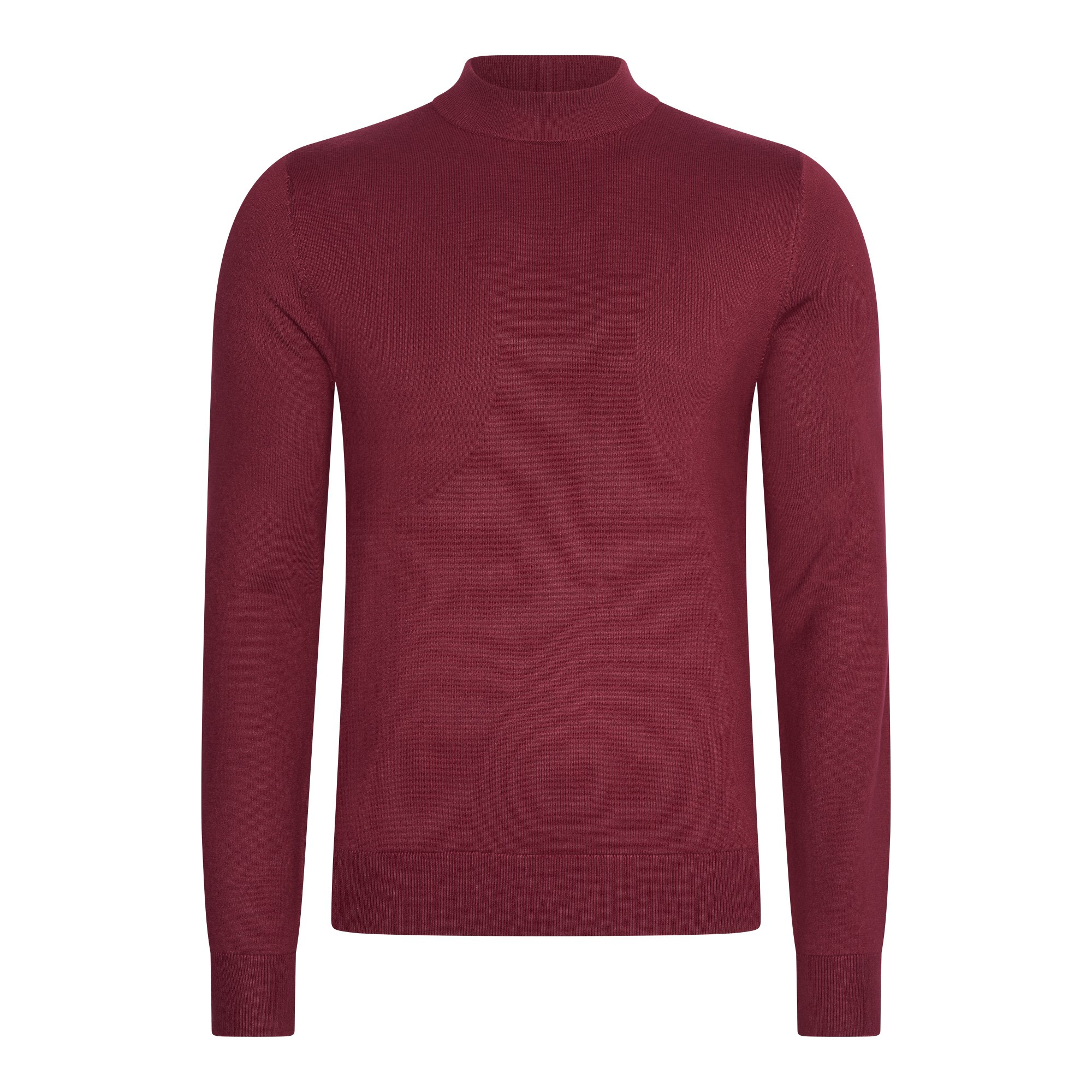 Mario Russo Turtle neck trui bordeaux