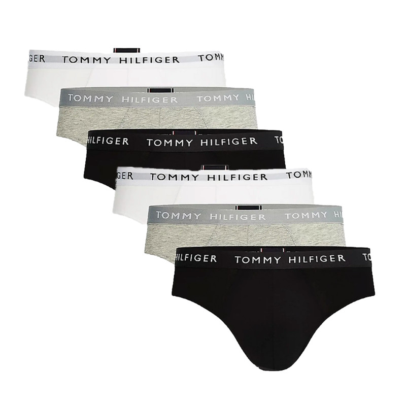 Toy hilfiger 6 pack heren slips/wit/zwart