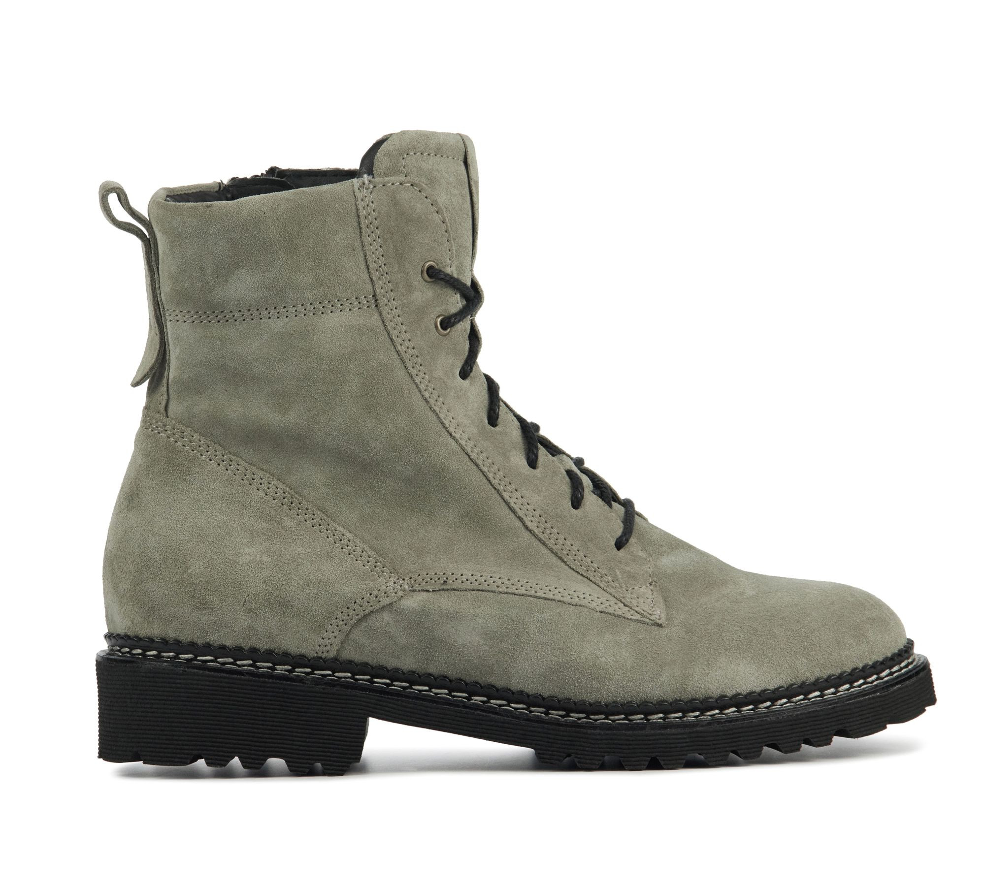 Durea Dames leren dames enkellaarsjes 9722 188