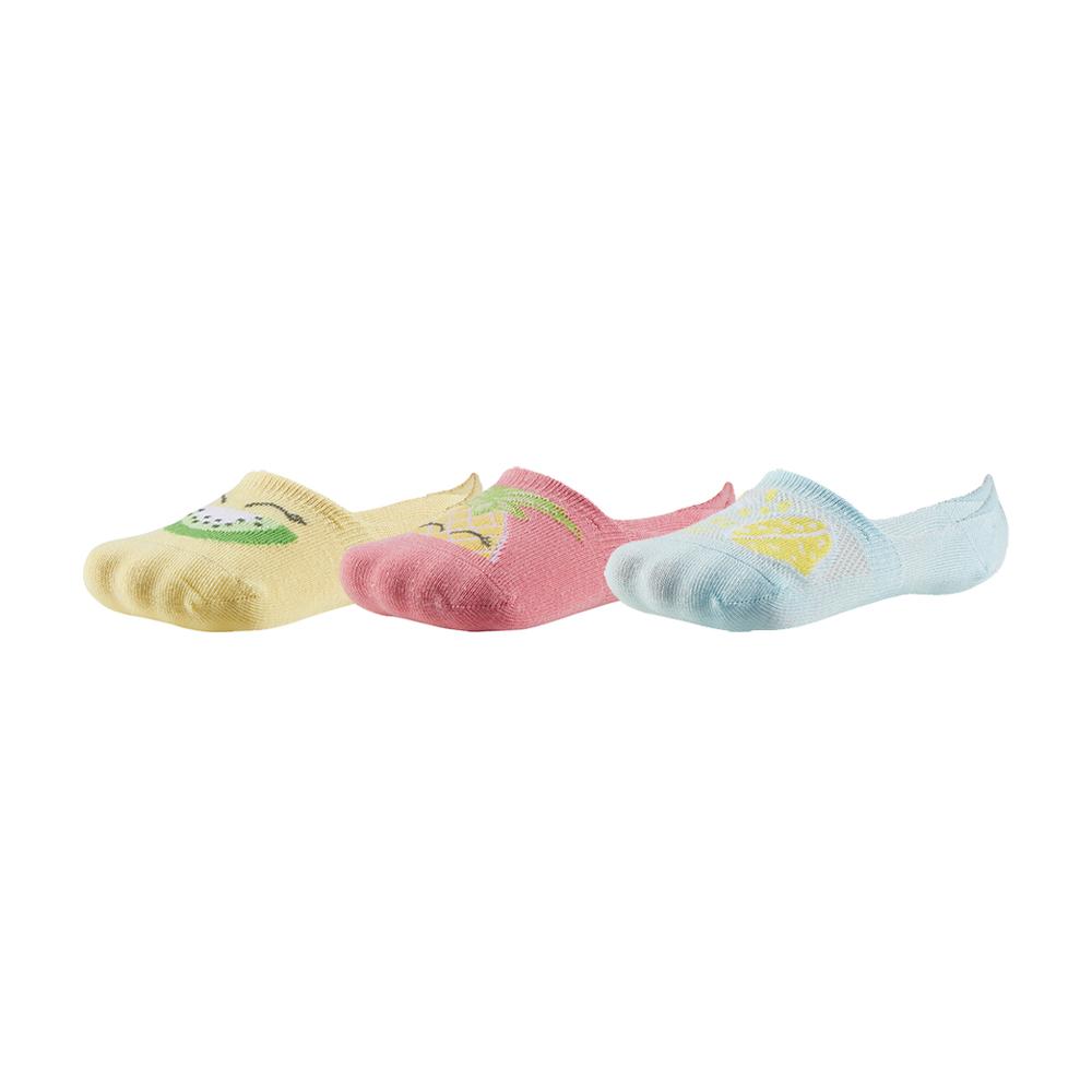 In Control 866 3pack sneakersocks PASTEL FRUITS