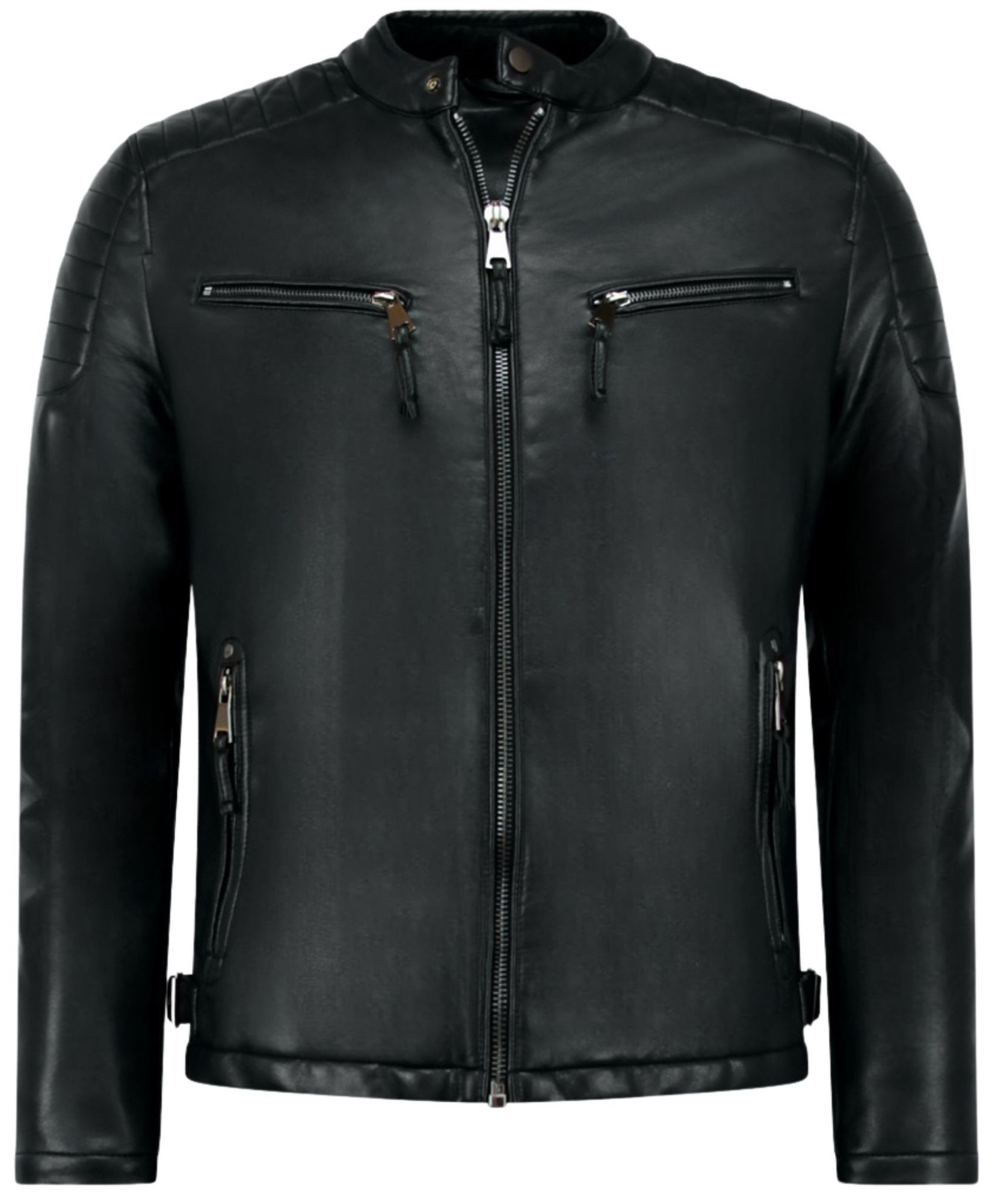 Enos Imitatie leren jas biker jack
