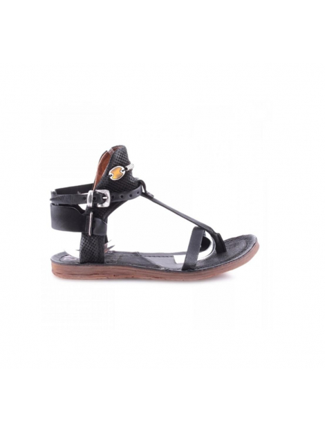 Afbeelding van A.S. 98 zwarte dames sandaal