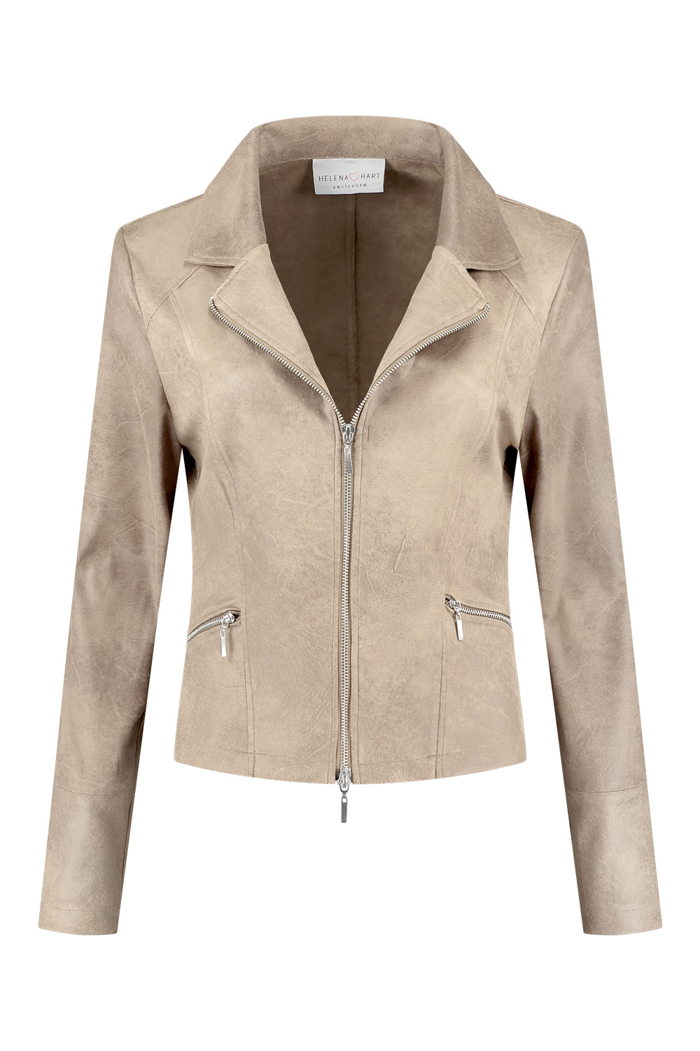 Afbeelding van Helena Hart Zipper biker 7288 sand