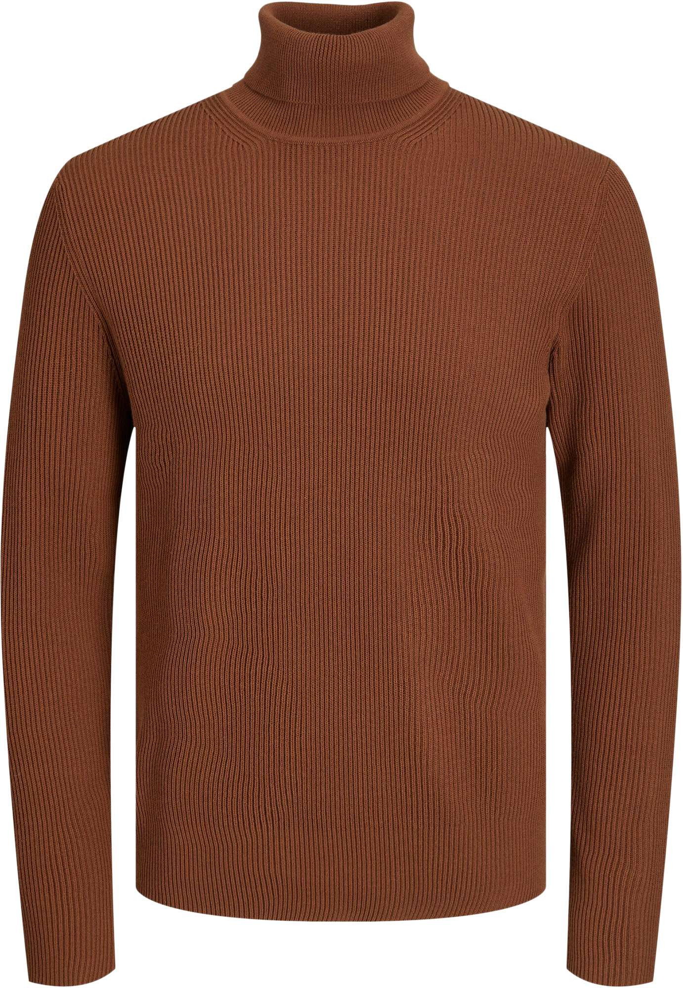 Jack & Jones Jprccperfect knit roll neck cambridge brown