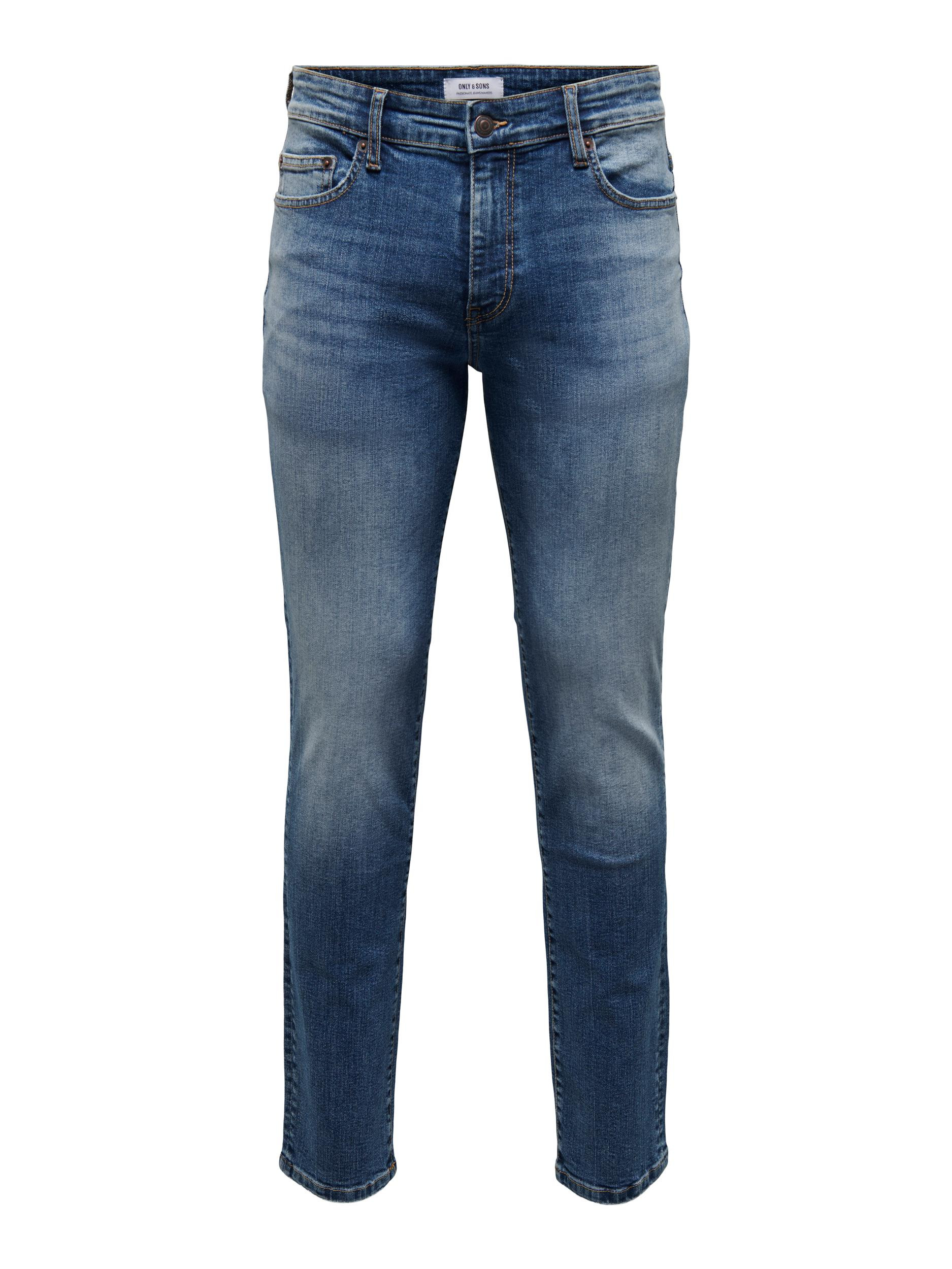 Afbeelding van Only & Sons Onsloom slim medium blue 6466 jeans