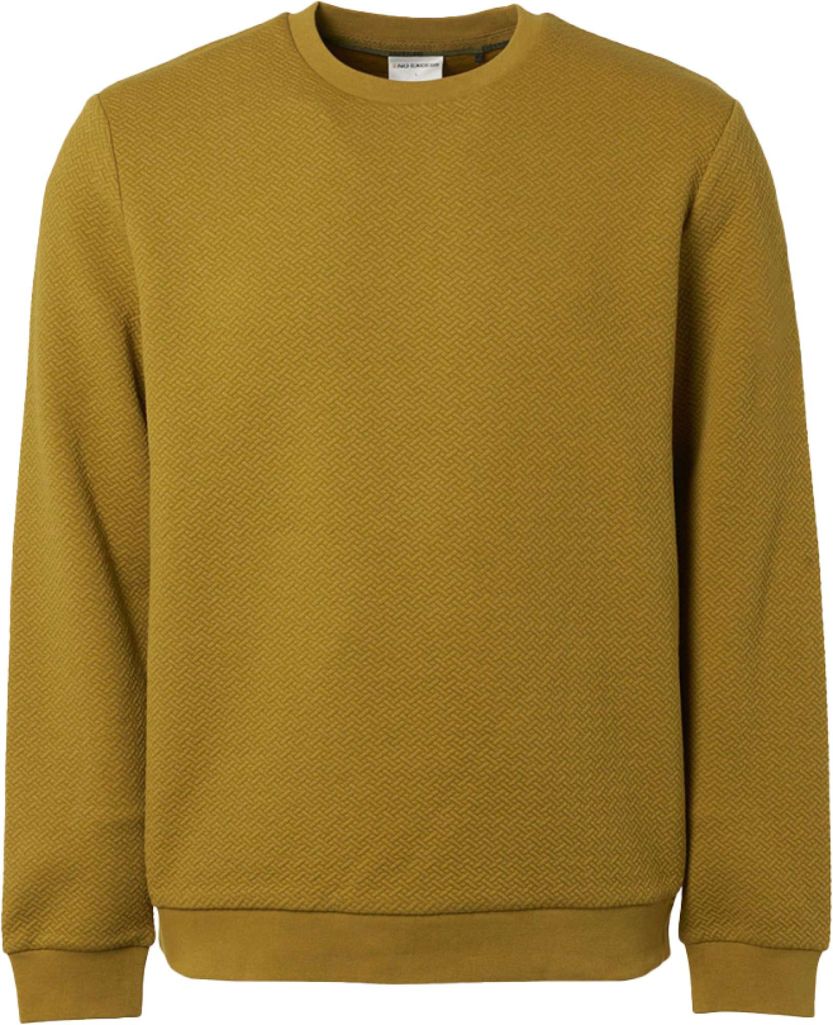 No Excess Sweater crewneck double layer jacqu olive