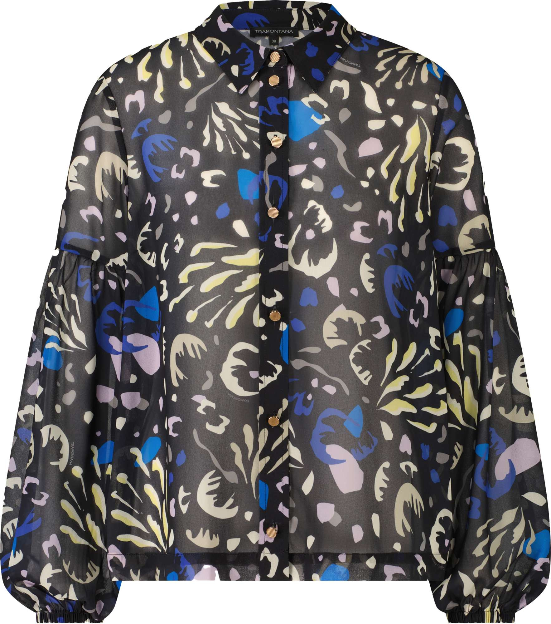 Tramontana Blouse print blacks