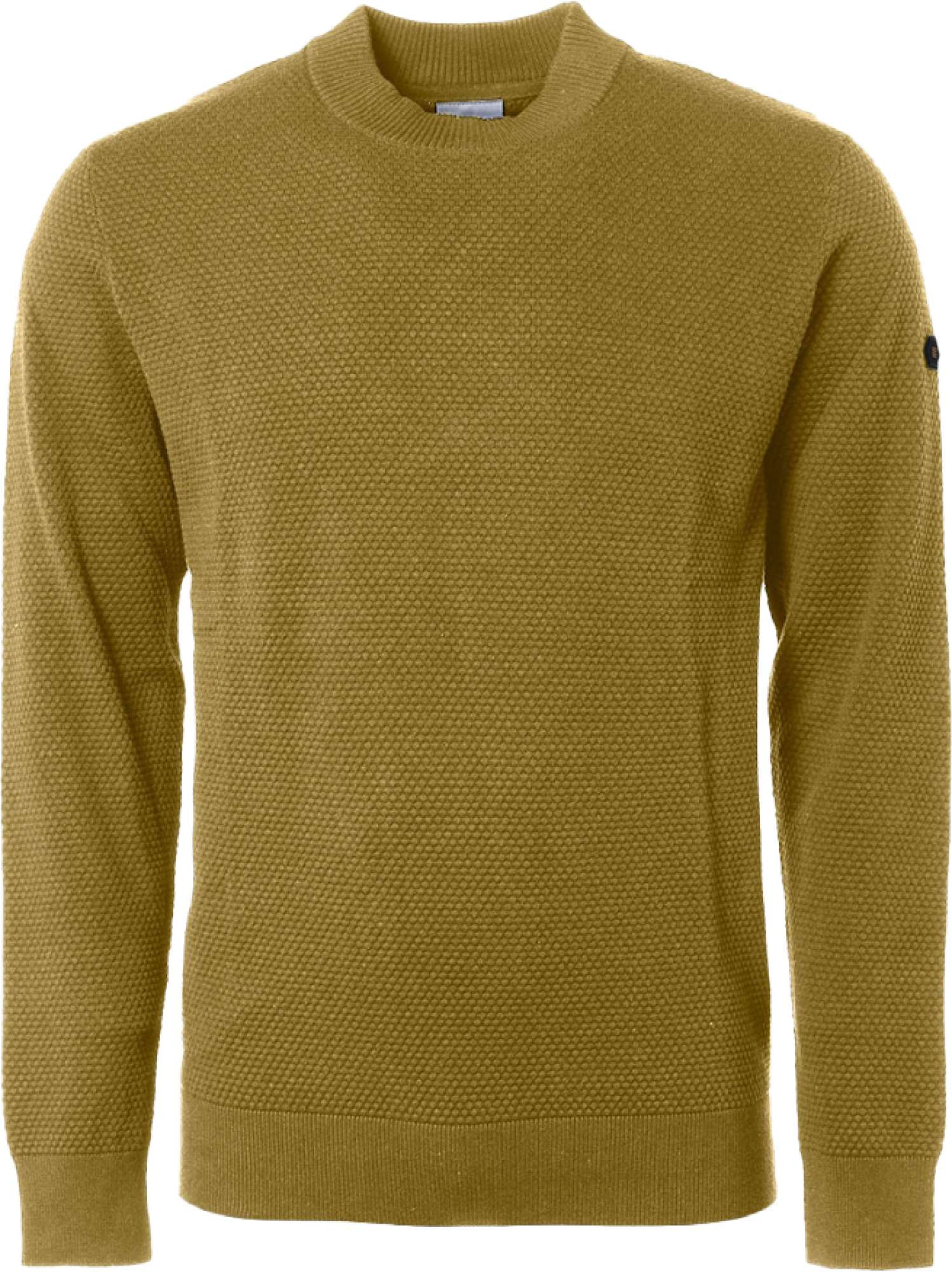 No Excess Pullover high crewneck solid jacqua olive