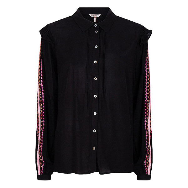 Esqualo Blouse f23-15510 black