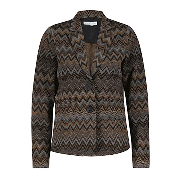 Afbeelding van Red Button Blazer srb4135 zigzag bronze