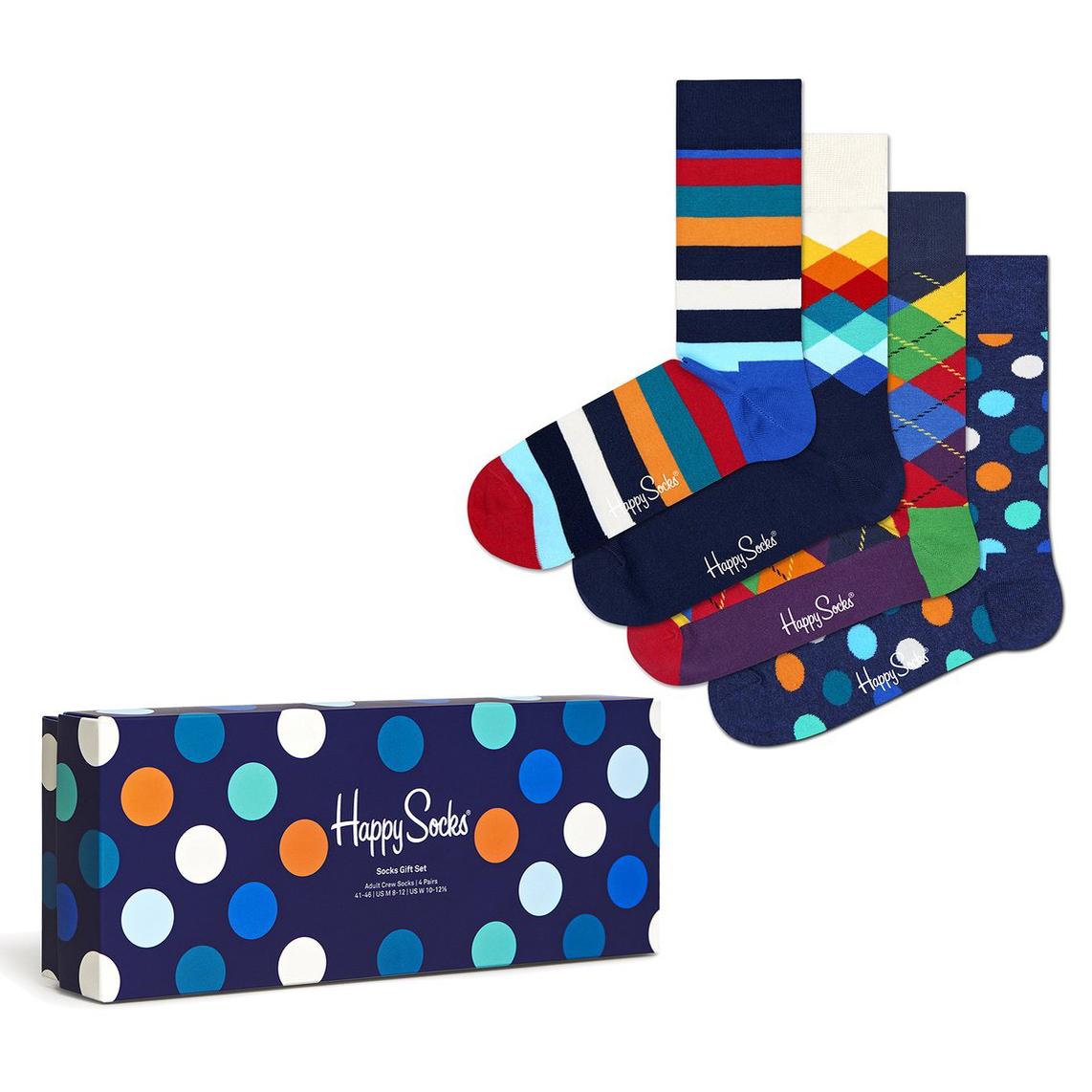 Afbeelding van Happy Socks Color 4-pack gift box