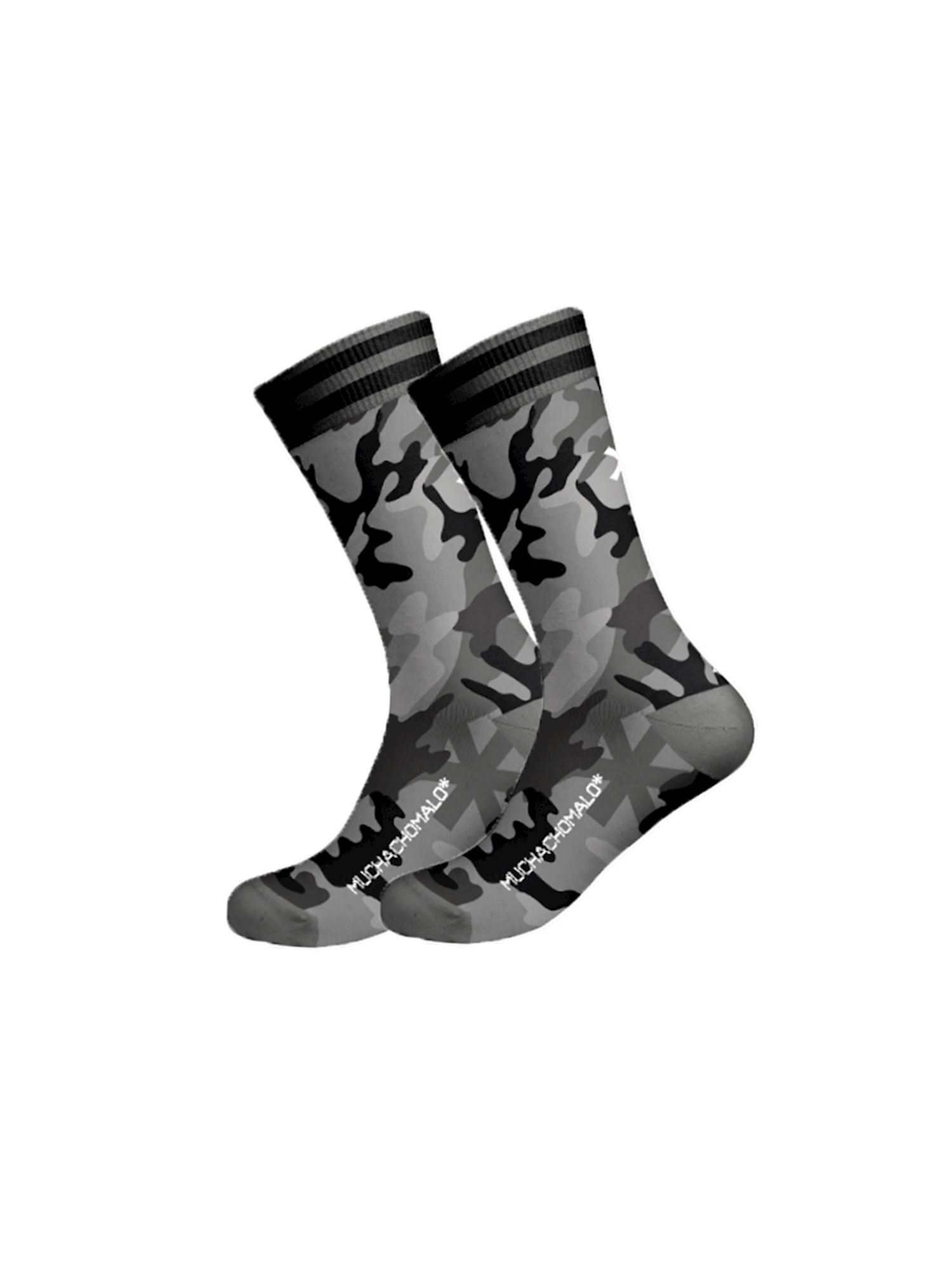 Afbeelding van Muchachomalo Heren 1-pack sokken zwarte camouflage