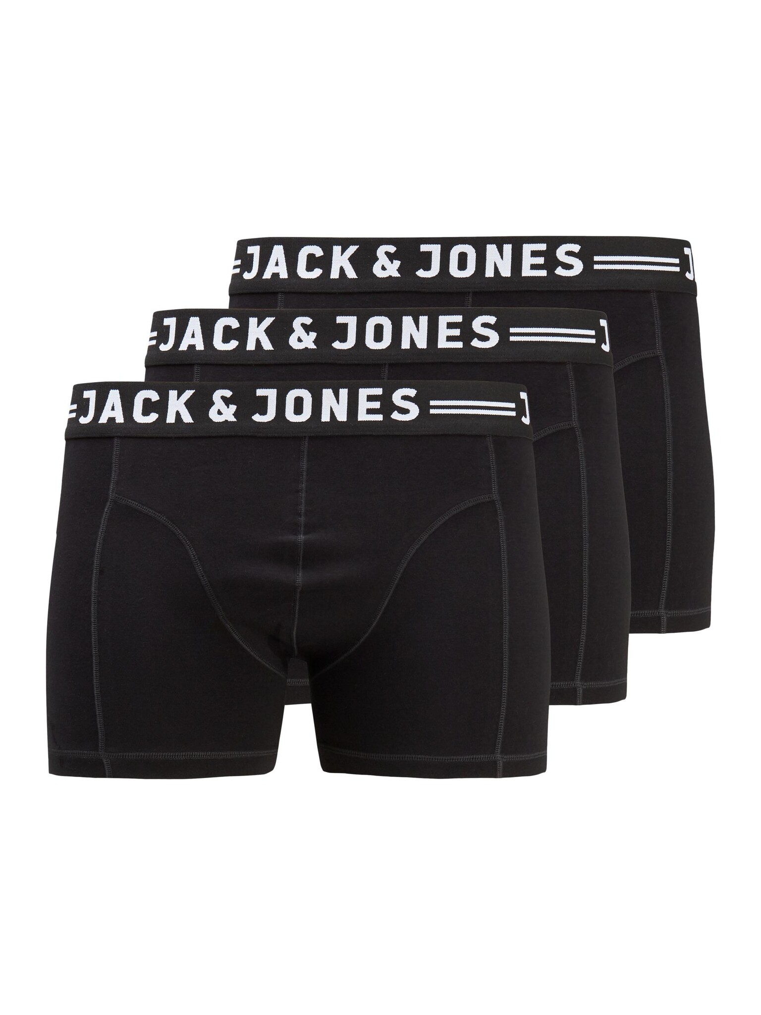 Jack & Jones Plus size boxershorts heren trunks sense 3-pack