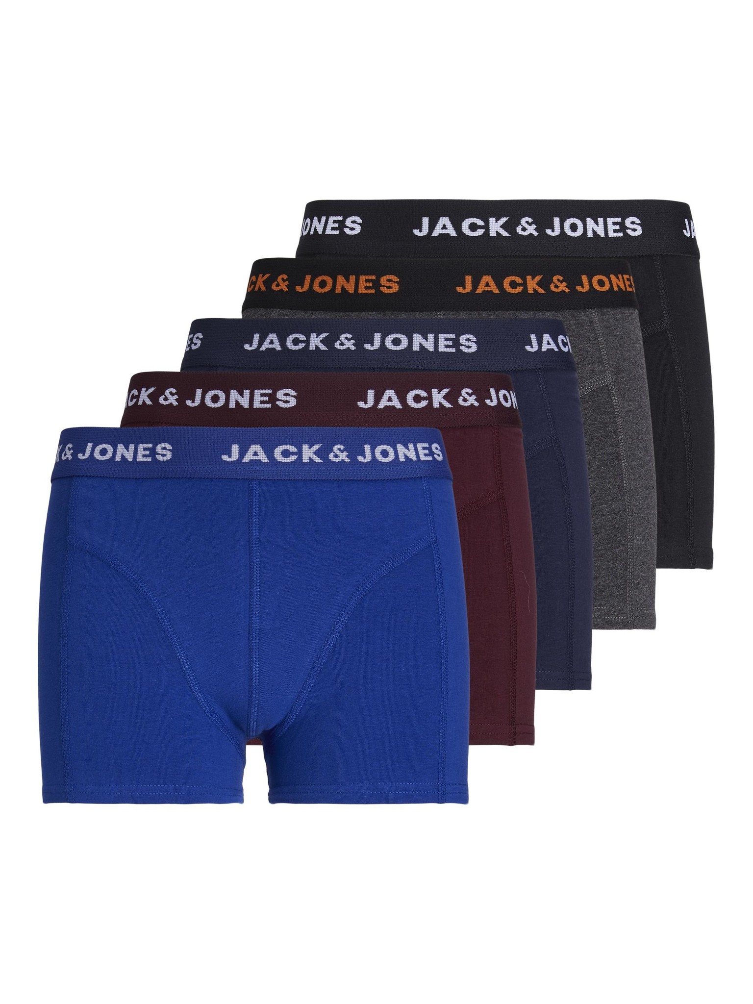 Afbeelding van Jack & Jones Boxershorts jongens trunks friday pack 5-pack