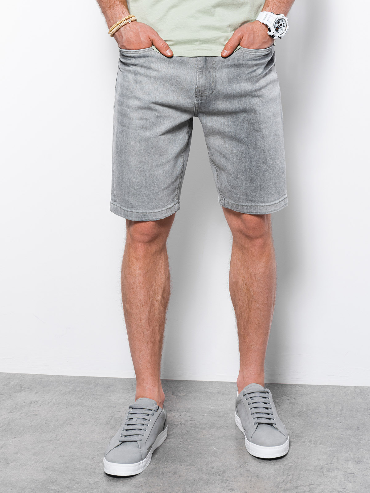 Ombre Denim short heren jeans - 0113
