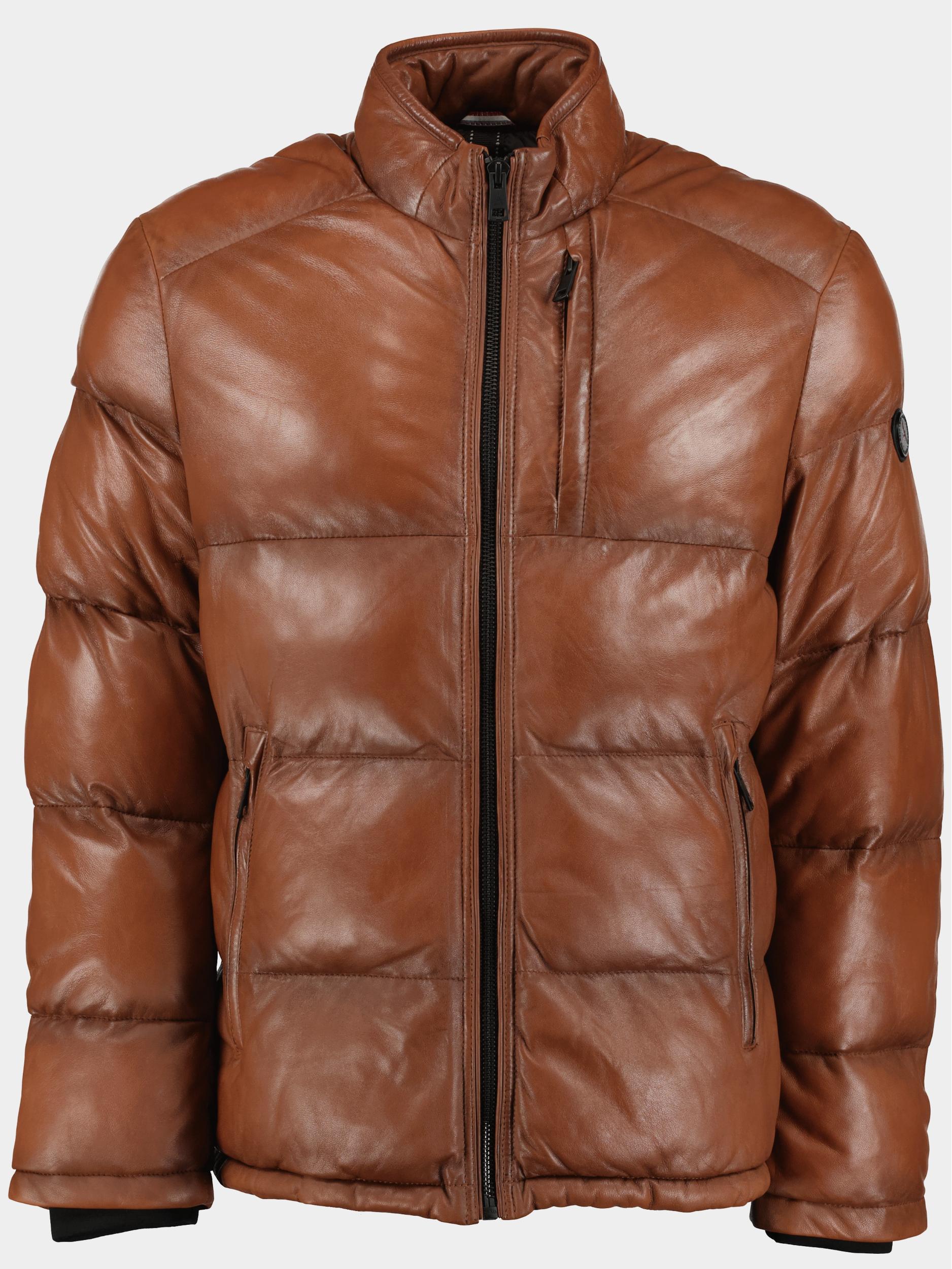 Afbeelding van DNR Lederen jack leather jacket 52411/461