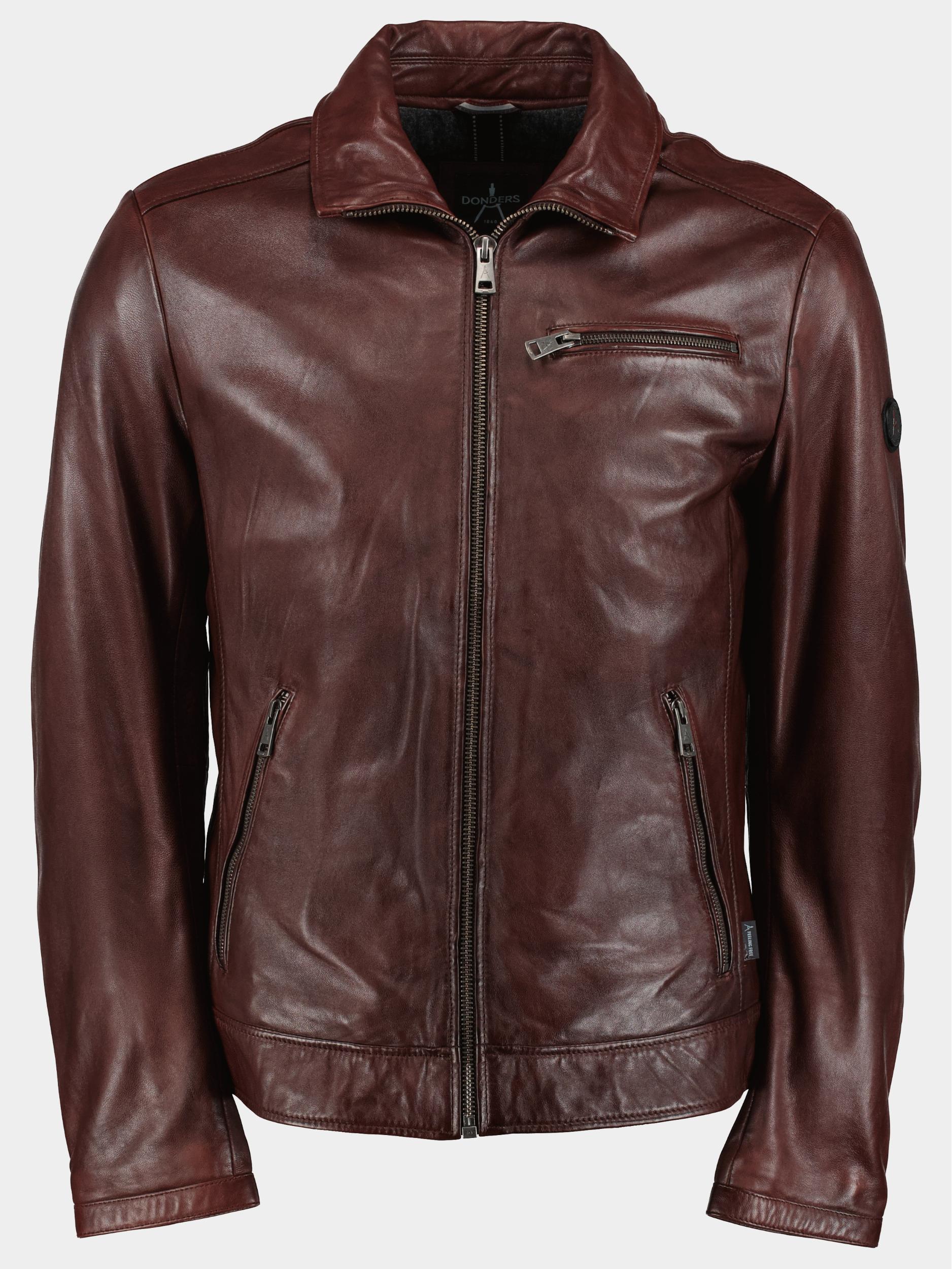 Afbeelding van DNR Lederen jack leather jacket 52434/551