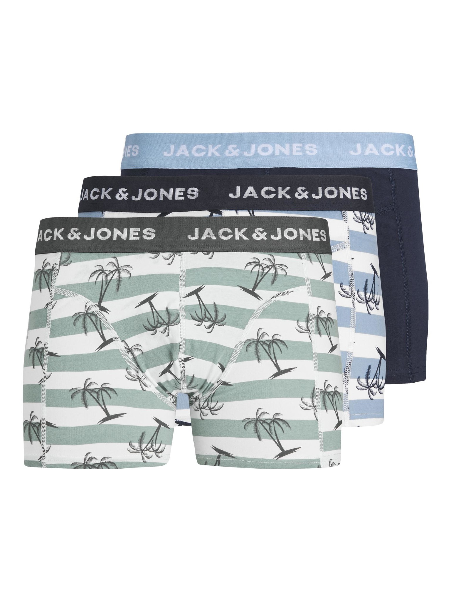 Afbeelding van Jack & Jones Boxershorts jongens jacpalm print 3-pack