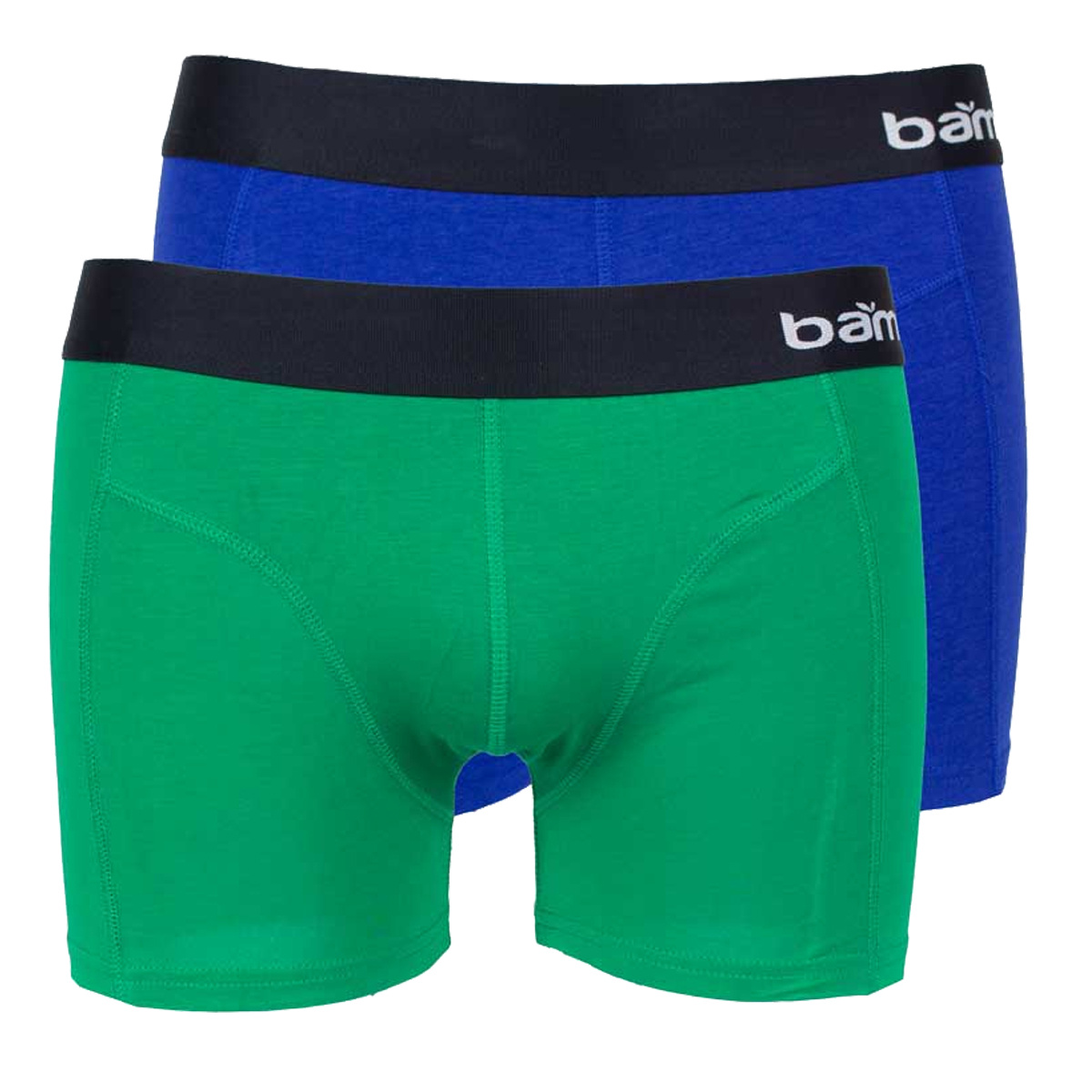 Afbeelding van Apollo Bamboe boxershort heren blauw / groen 2-pack