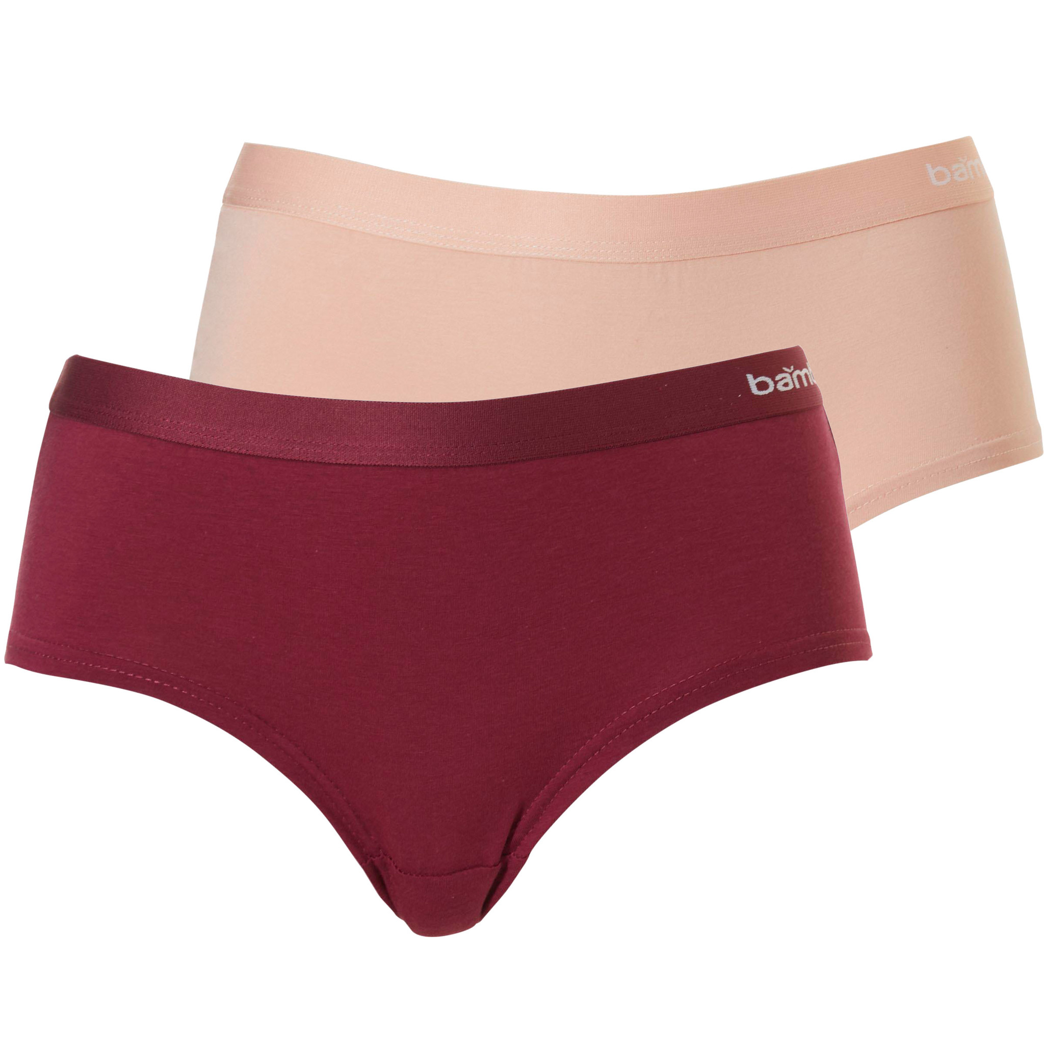 Afbeelding van Apollo Dames hipster rood / roze bamboe 2-pack