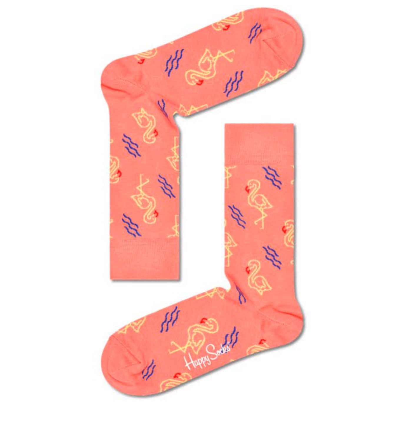Afbeelding van Happy Socks Flamingo printjes unisex