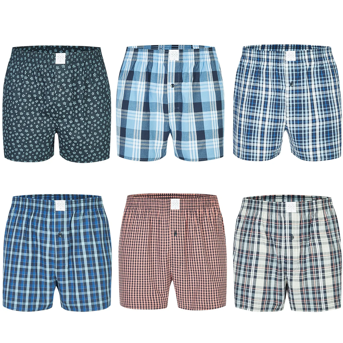 MG-1 Wijde boxershorts heren multipack assorti mix d800